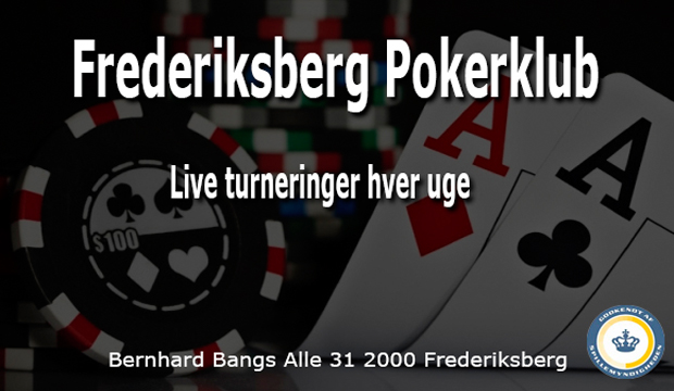 Frederiksberg Pokerklub, Live Poker, Pokernyheder, Online Poker, Live Stream