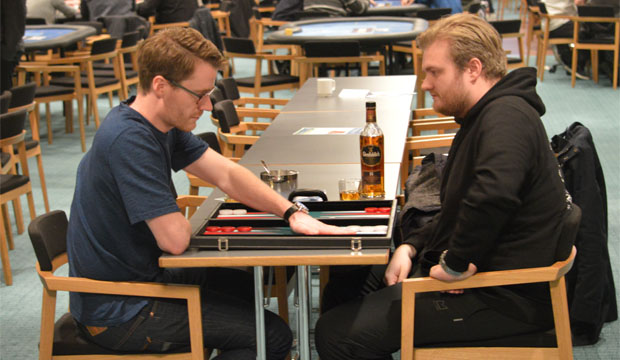 Pokernyheder - Billede af Rasmus Vogt og Henrik Hecklen, Casino Munkebjerg
