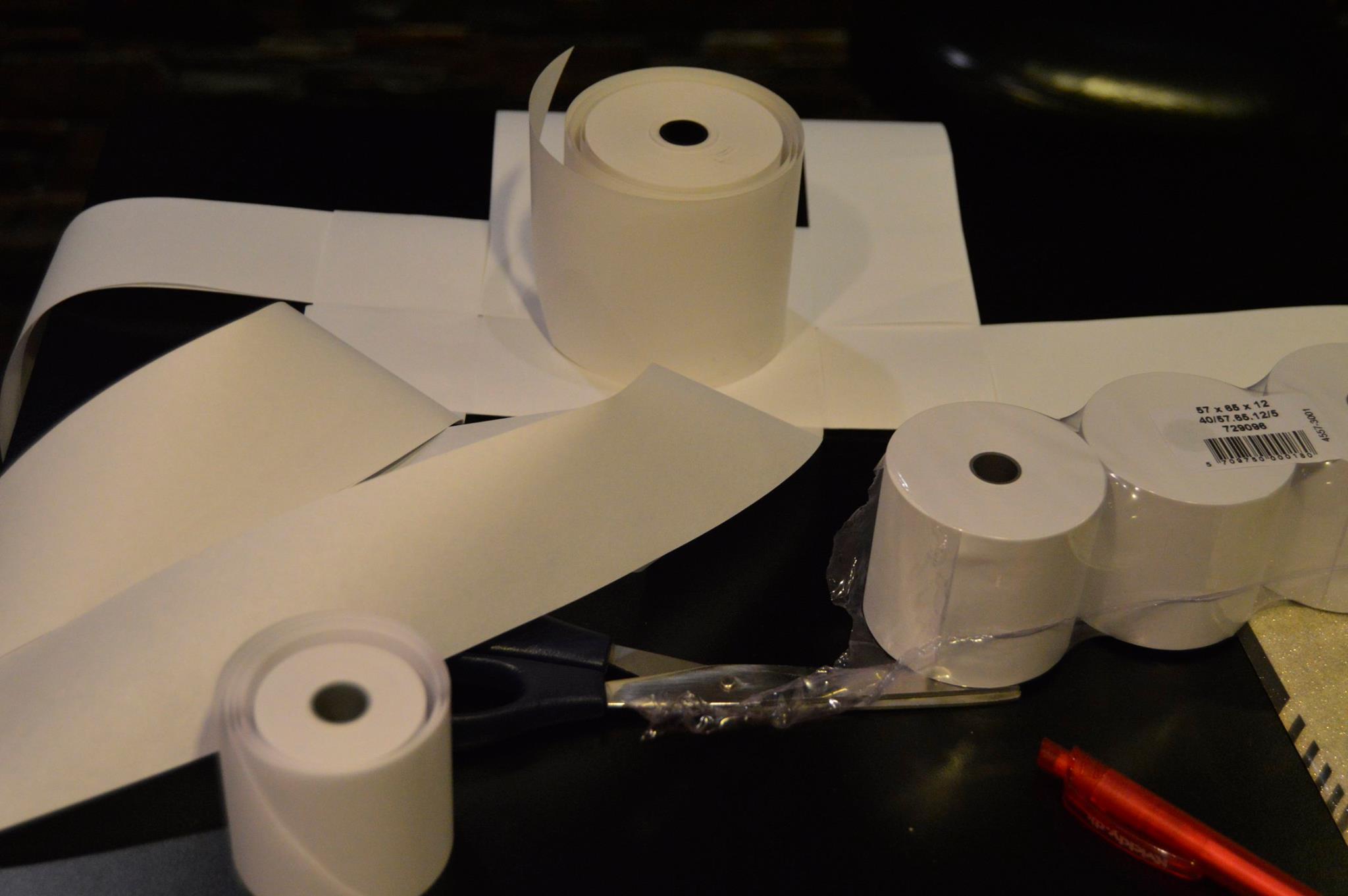 Artikel foto: Ruller papir til Termex printer
