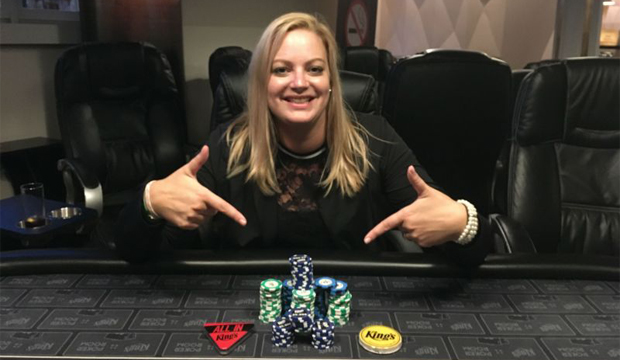 Jamie Belinda Wierda , Kings Casino, Live Poker, Pokernyheder, Live Stream
