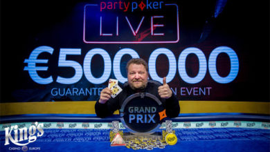 Alfred Holzer, Partypoker Grand Prix Germany , Kings Casino, Live Poker, Pokernyheder, 1stpoker, Live Stream