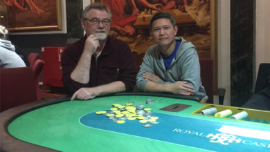 Flemming J. Poulsen og Ricardo Abejon Binigay, Royal Casino Aarhus, Pokernyheder, Live Poker, 1stpoker