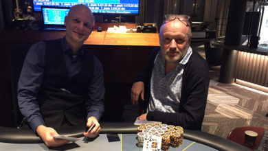 Dealer og Morten Skjelborg, Casino Marienlyst, Pokernyheder, Live Poker, 1stpoker