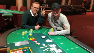 Anders "Andersbisse" Bisgaard & Rune Risom, Royal Casino Aarhus, Pokernyheder, Live Poker, 1stpoker.dk