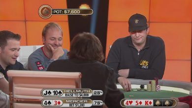 Phil Hellmut tænder af ved pokerborde - Screenshot, Youtube