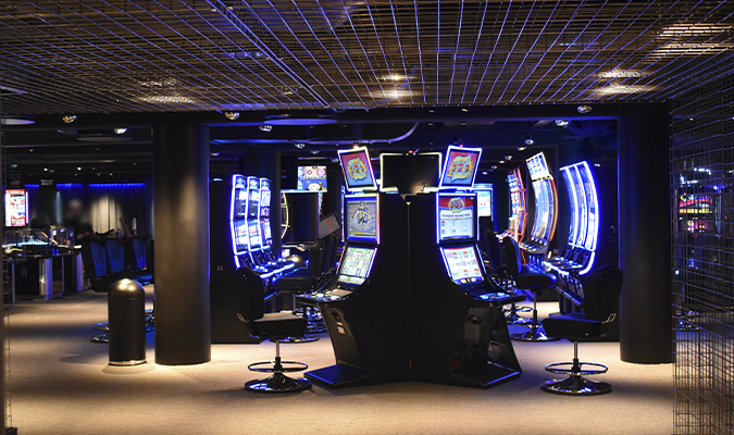 Billede af spillemaskiner fra Casino Vesterport 2020
