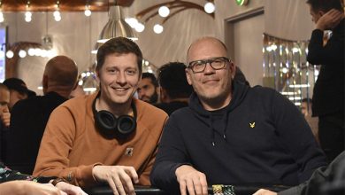 Rasmus "Jungleras" Nielsen og Martin Wendt, Aces Main Event 2022 - Dag 2, Casino Ballroom, Casino Copenhagen, Live Poker, Pokernyheder