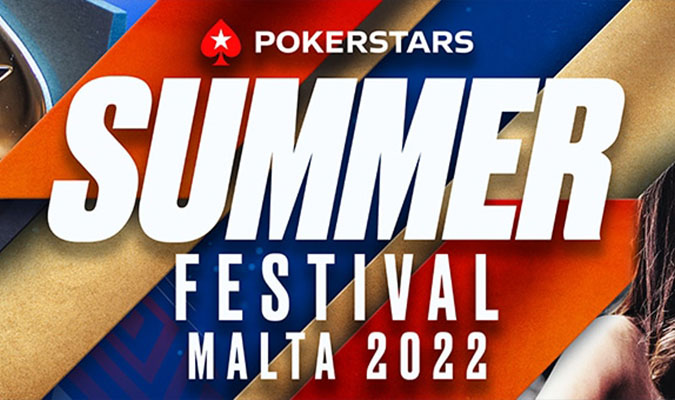 Pokerstars Summer Festival Malta 2022, Malta, Live Poker, Poker Nyheder, Poker, Pokernyheder