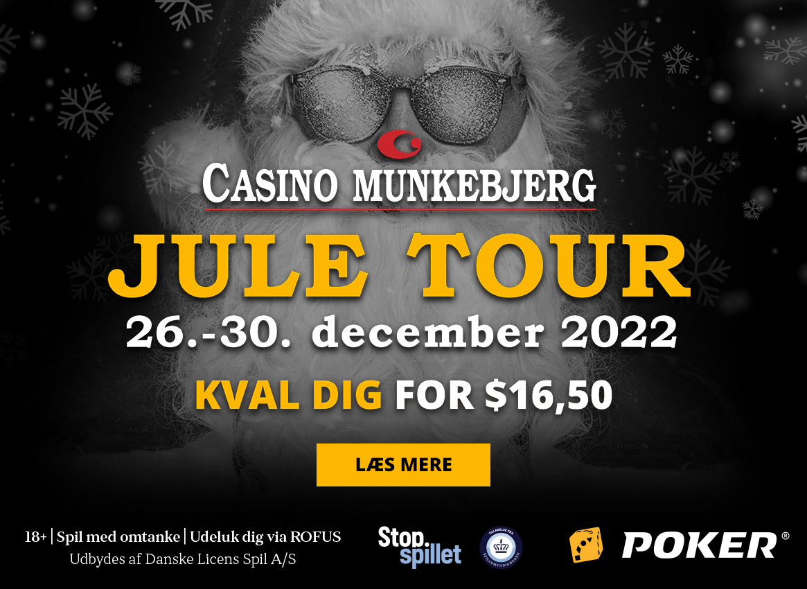 Jule Tour Satellit, Jule Tour 2022, Danske Spil Poker, Poker, Poker Nyheder, Online Poker, Pokernyheder, Poker Reklame