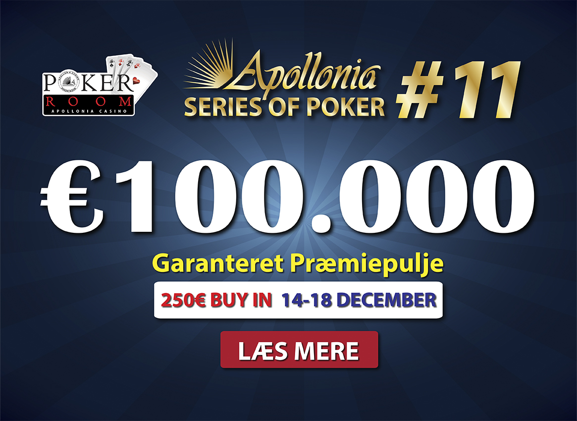 ASOP 2022, Kasino Apollonia, Iklan Poker, Iklan Spanduk, 1stpoker.dk