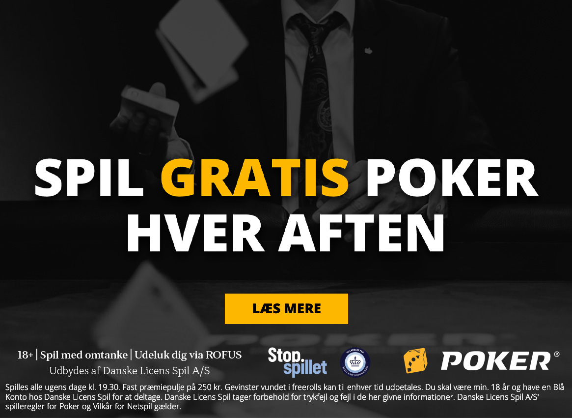 Gratis Poker, Poker, Poker Freeroll, Danske Spil Poker, Poker, Poker Online, Online Poker, Pokernyheder, Poker Reklame